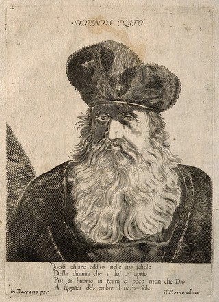 Plato. Engraving by Remondini.