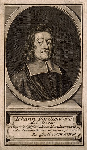 John Pordage. Line engraving after W. Faithorne.