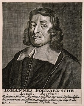 John Pordage. Line engraving.