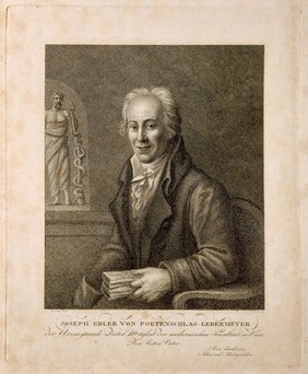 Joseph, Edler von Portenschlag Ledermayer, the elder. Lithograph by F. S. Göbwart after B. von Schrötter.