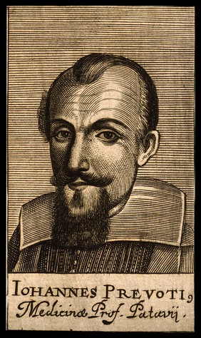 Joannes Praevotius. Line engraving, 1688.