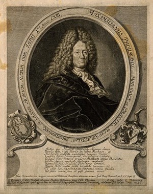 view Maximilian Preuss. Line engraving by J. Tscherning, 1715, after P. Sauerland.