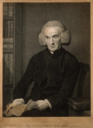 view Richard Price. Line engraving by T. Holloway after B. West.