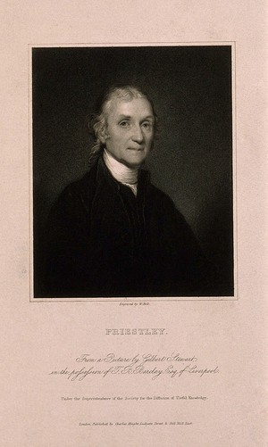 view Joseph Priestley. Stipple engraving by C. Cook after G. Stuart.