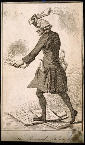 Joseph Priestley. Etching, 1794.