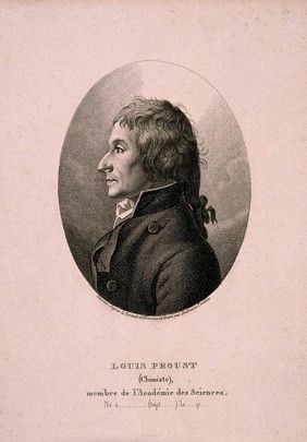 Louis Proust. Stipple engraving by A. Tardieu after M. Albuerne.