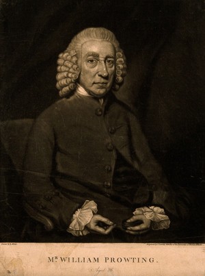 view William Prowting. Mezzotint by C. Townley, 1797, after L. Abbott.