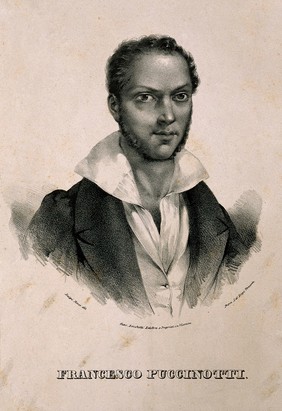 Francesco Puccinotti. Lithograph by L. Rossi.