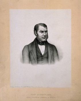 John Thomas Quekett. Lithograph by L. Aldous.