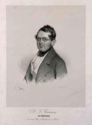 Johann Anton Raimann. Lithograph by J. Kriehuber, 1844.