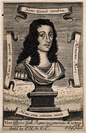 William Ramesey. Line engraving by T. Cross, 1651.