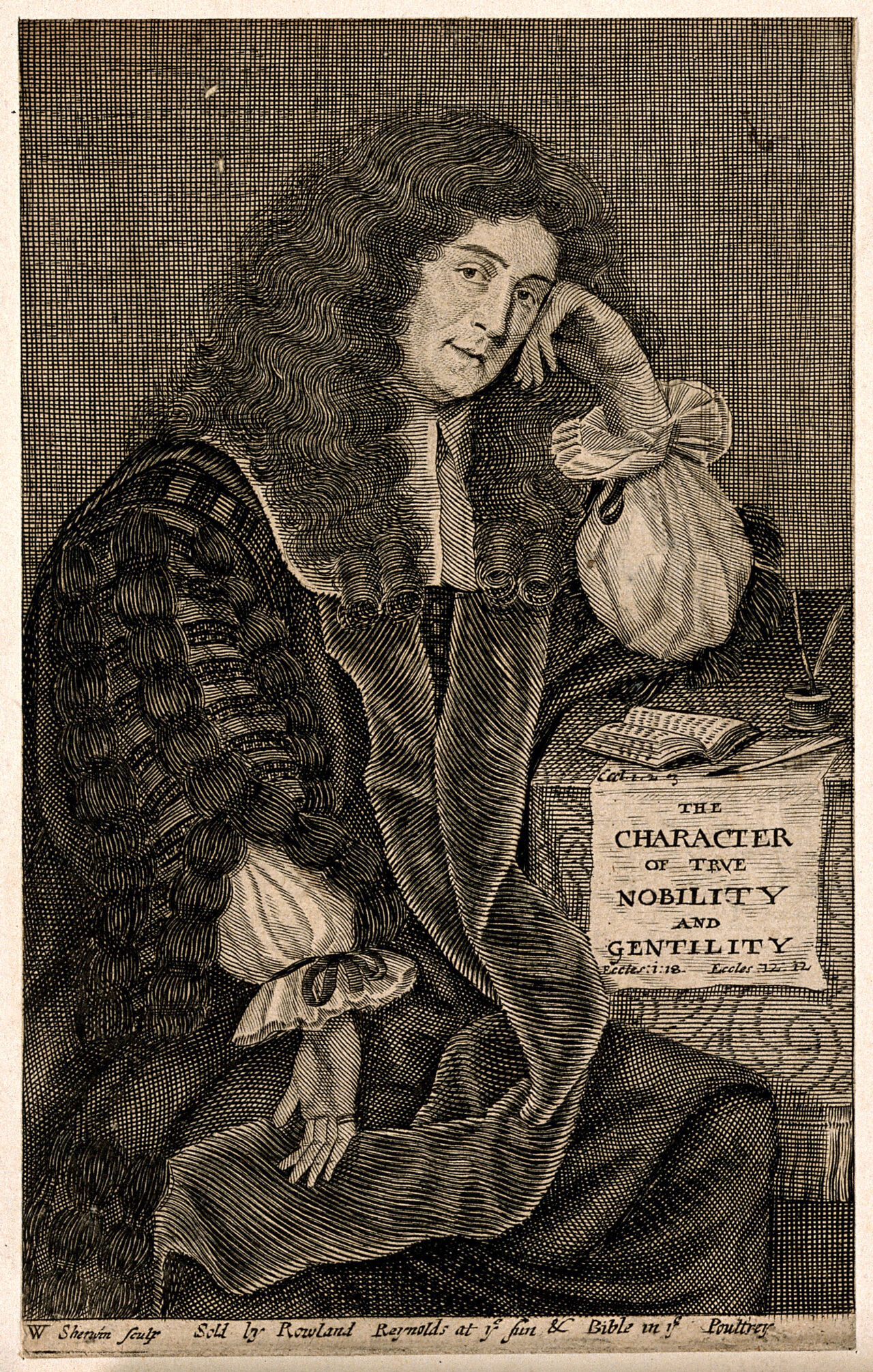 William Ramesey. Line engraving by W. Sherwin, 1672., 1672, by William Sherwin