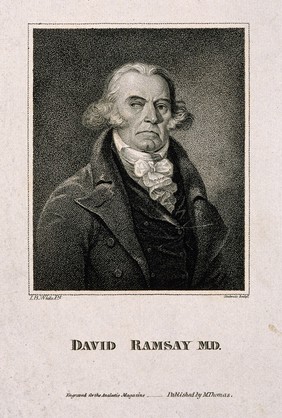 David Ramsay. Stipple engraving by T. Gimbrede after J. B. White.