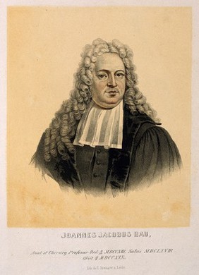 Johannes Jacobus Rau. Lithograph.