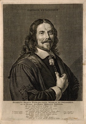 Henricus Regius. Line engraving by T. Matham after H. Bloemaert.