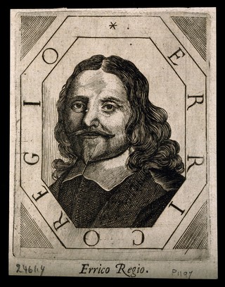 Henricus Regius. Line engraving, 1666.