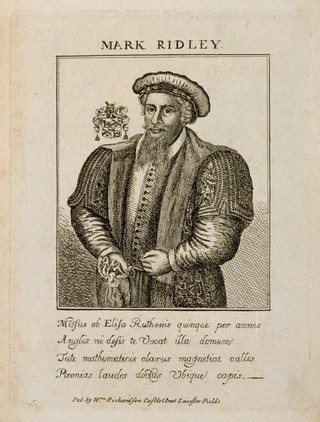 Mark Ridley. Line engraving.
