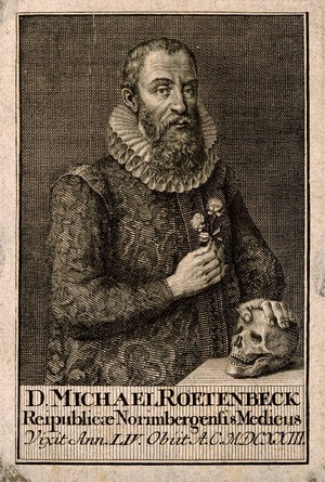 view Michael Roetenbeck. Line engraving.