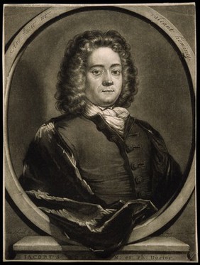 Jacob Roman. Mezzotint by P. Schenk.