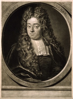 view Jacob Roman. Mezzotint by P. Schenk.