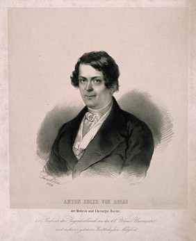 Anton, Edler von Rosas. Lithograph by Swoboda, 1843.