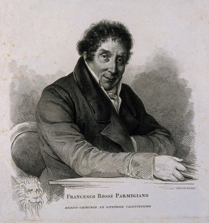 Francesco Rossi. Line engraving by A. Dalco after G. B. Callegari.