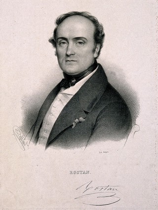 Louis-Léon Rostan. Lithograph by Z. Belliard, 1837.