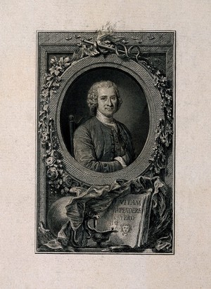 view Jean-Jacques Rousseau. Line engraving by E. Ficquet after M. Q. de La Tour.