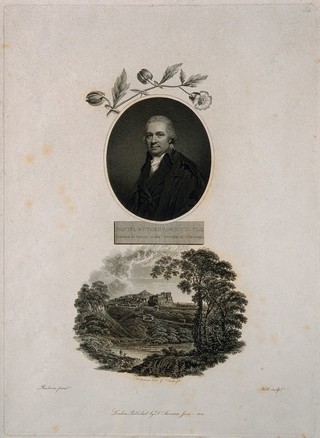 Daniel Rutherford. Stipple engraving by W. Holl, 1804, after H. Raeburn.