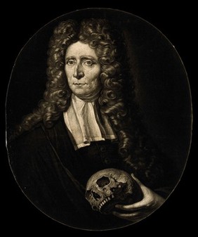 Frederik Ruysch. Mezzotint by P. Schenck after J. Pool.