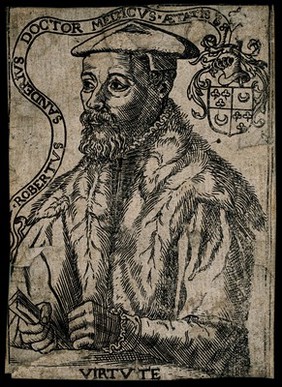 Robert (Robrecht) Sanders (Sanderius). Line engraving.