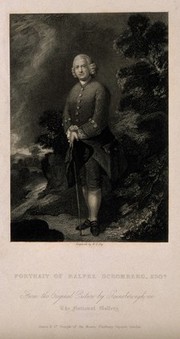 Ralph Schomberg. Stipple engraving by W. T. Fry after T. Gainsborough.