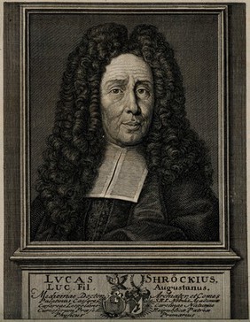 Lucas von Schröck. Line engraving after G. Kilian.