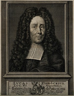 view Lucas von Schröck. Line engraving after G. Kilian.