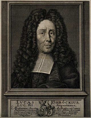 Lucas von Schröck. Line engraving after G. Kilian.