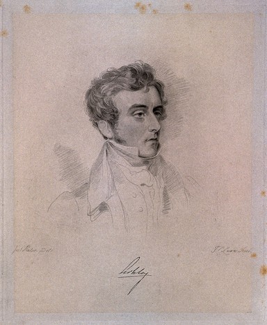 Anthony Ashley Cooper, 7th Earl of Shaftesbury. Stipple engraving by F. C. Lewis after J. Slater.