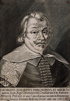 George Sharp [Scharpe]. Line engraving by G.B. Coriolano.