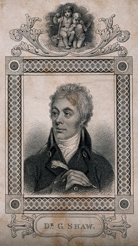 George Shaw. Stipple engraving by J. Heath (?).