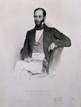 Karl Ludwig Sigmund, Ritter von Ilanor. Lithograph by E. Kaiser, 1850.