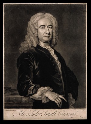 view Alexander Small. Mezzotint by J. Faber, junior, after B. Dandridge.