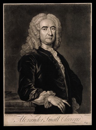 Alexander Small. Mezzotint by J. Faber, junior, after B. Dandridge.