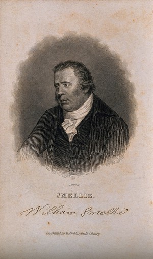 view William Smellie. Line engraving by W. H. Lizars after G. Watson.