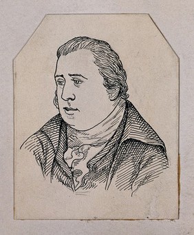 William Smellie. Pen drawing by Sir W. Jardine.