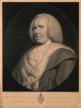 John Smith. Stipple engraving by J.G. and G.S. Facius, 1797, after Sir J. Reynolds, 1765.