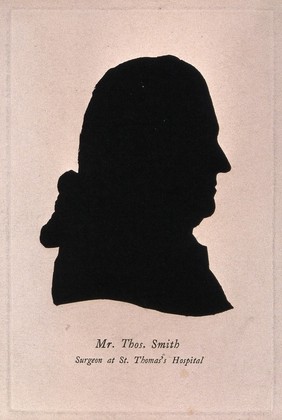 Thomas Smith. Lithographic [?] silhouette.