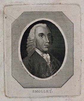 Tobias George Smollett. Line engraving by A. Birrell, 1794.