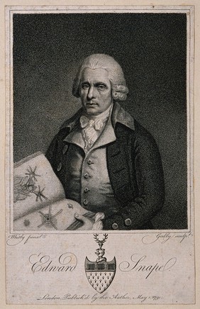 Edward Snape. Stipple engraving by J. Godby, 1791, after W. Whitby.