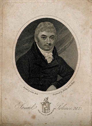 Samuel Solomon. Stipple engraving by W. Ridley, W. Holl and T. Blood after J. Steel.