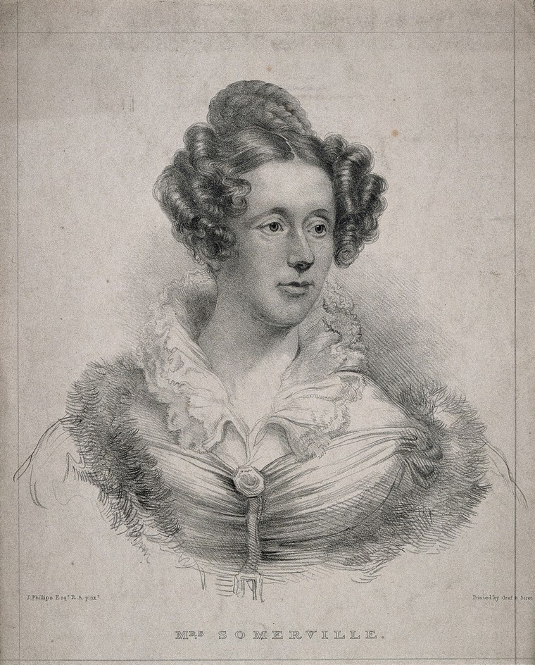 Mary Somerville [Fairfax]. Lithograph after J. Phillips. | Wellcome ...