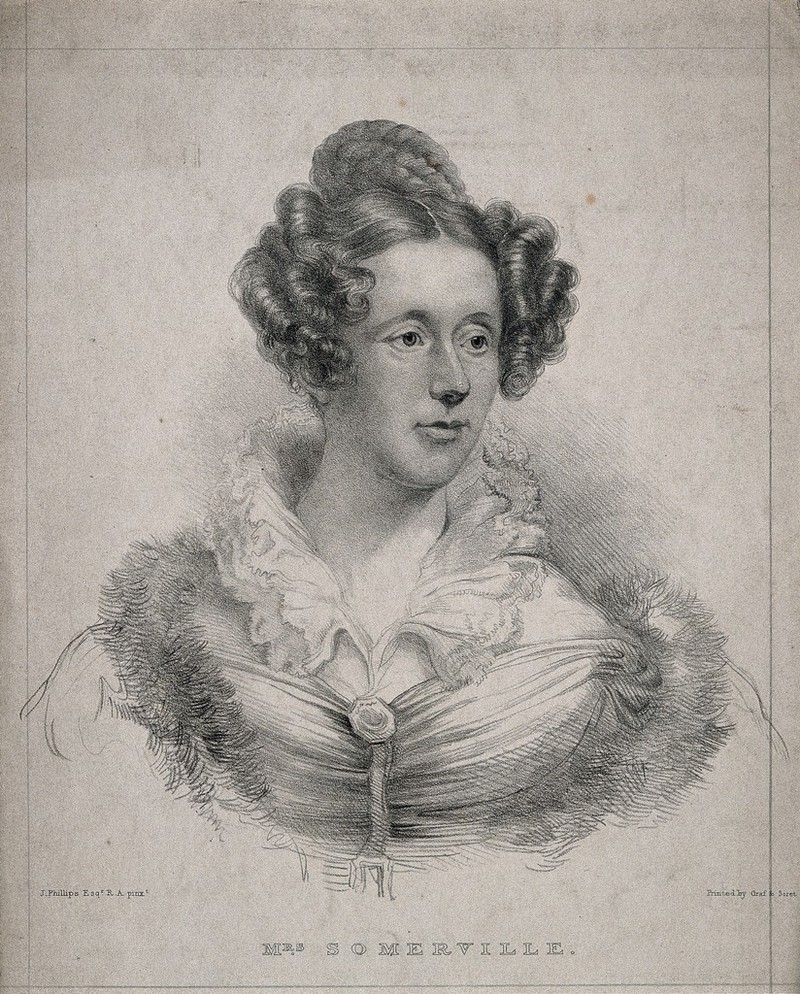 Mary Somerville [Fairfax]. Lithograph after J. Phillips. | Wellcome